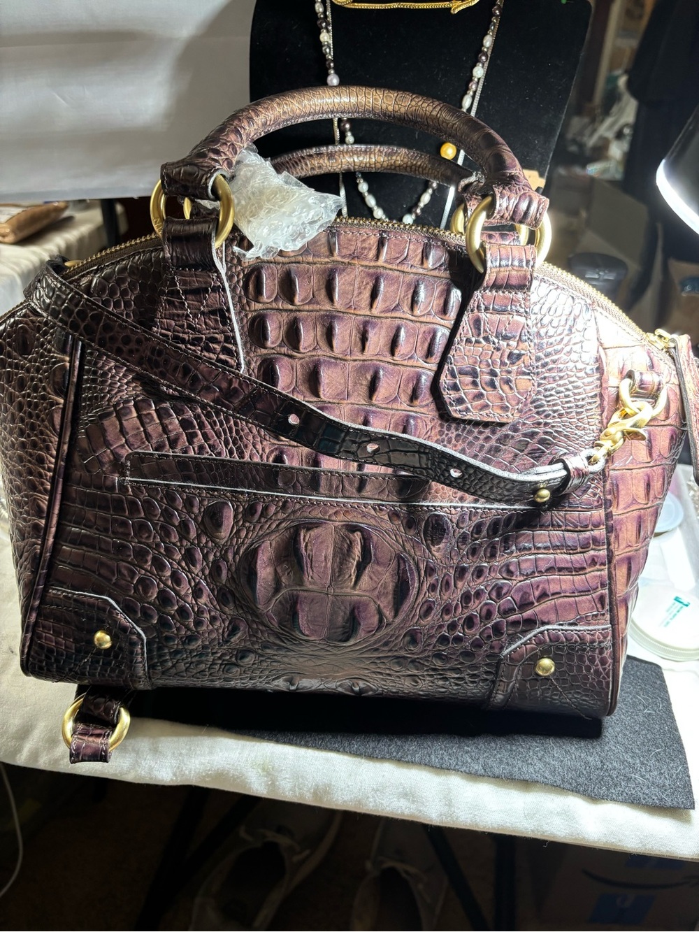 NWT -Brahmin Tyler satchel - Picture 7 of 7